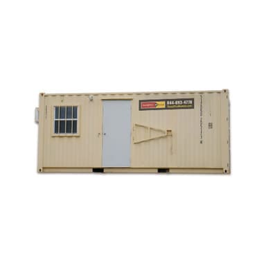 20’ Office/Storage Combo Container