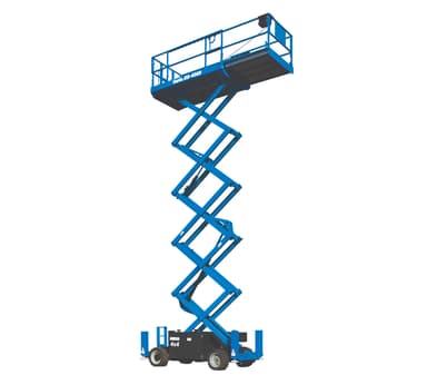 40' Rough Terrain Scissor Lift - Diesel