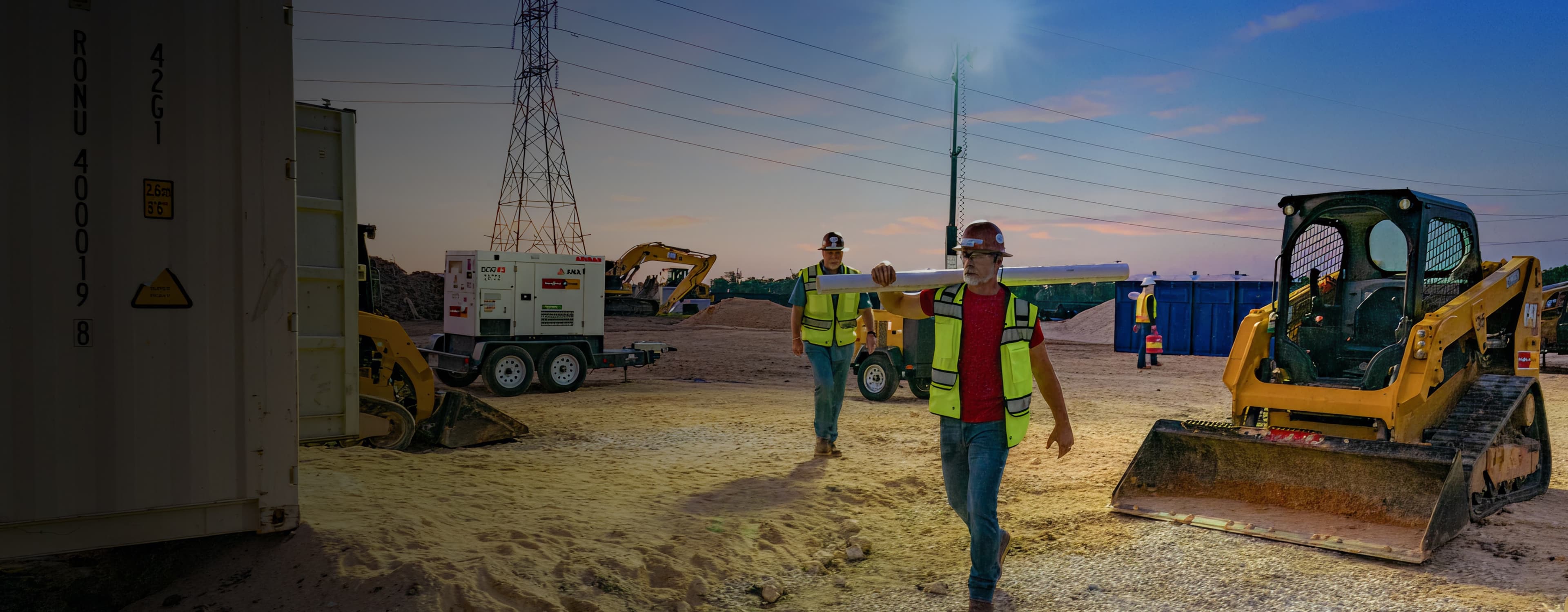 construction rental equipment for job sites